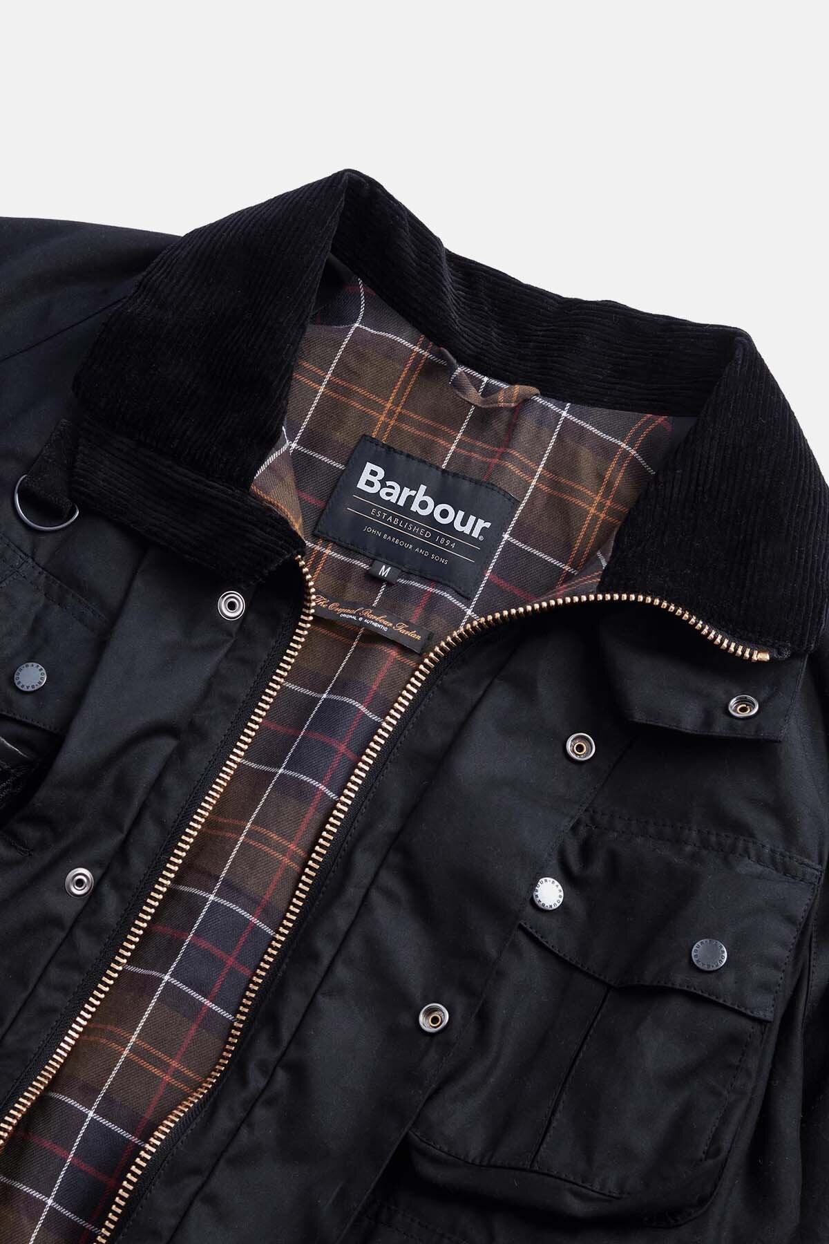 Modified Dryfly Waxed Jacket - BLACK