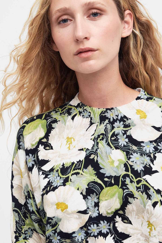 Daintry Knitted Jumper - PAPAVERA VELVET WHIT