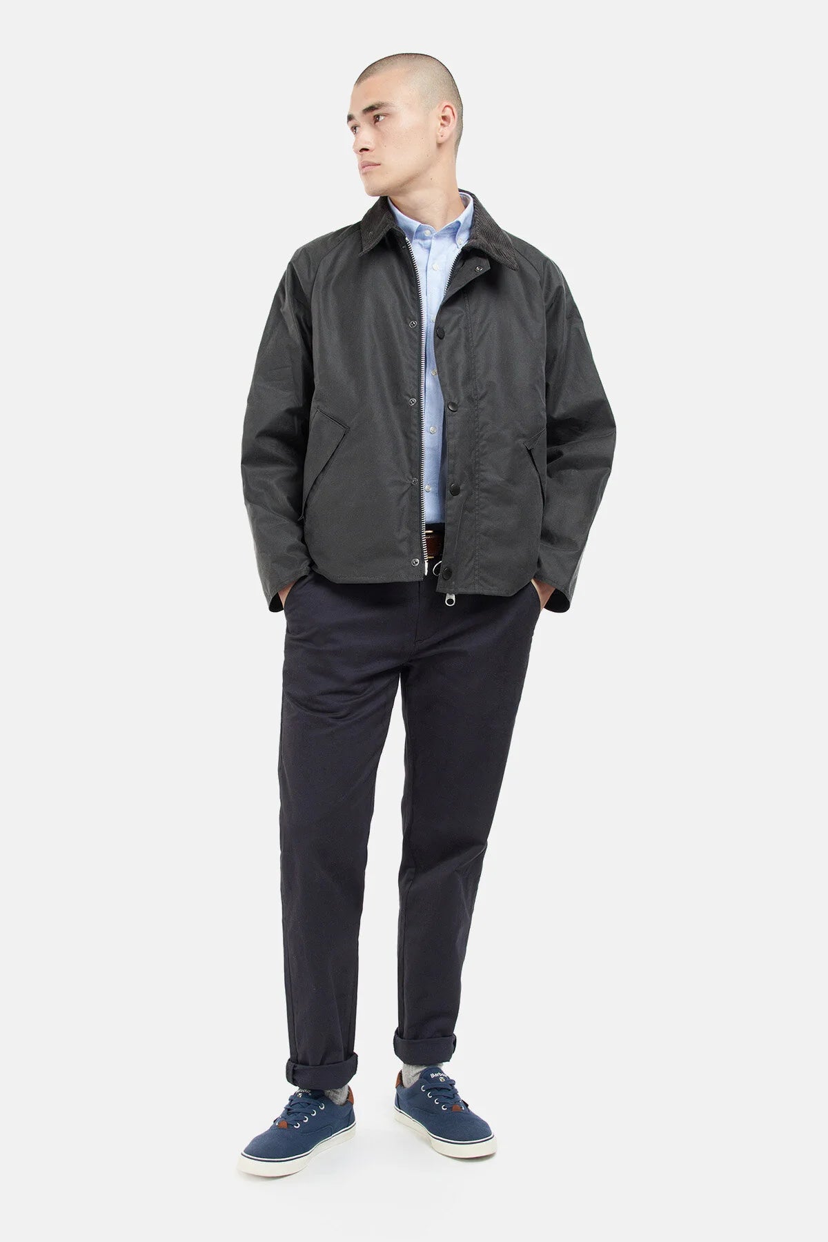 OS Transport Wax Jacket - GREY