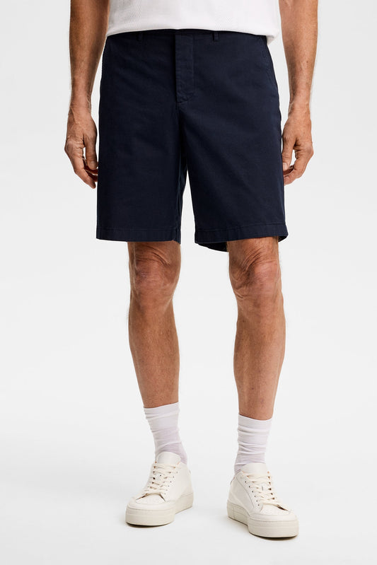 Shane Cotton Stretch Shorts / Navy