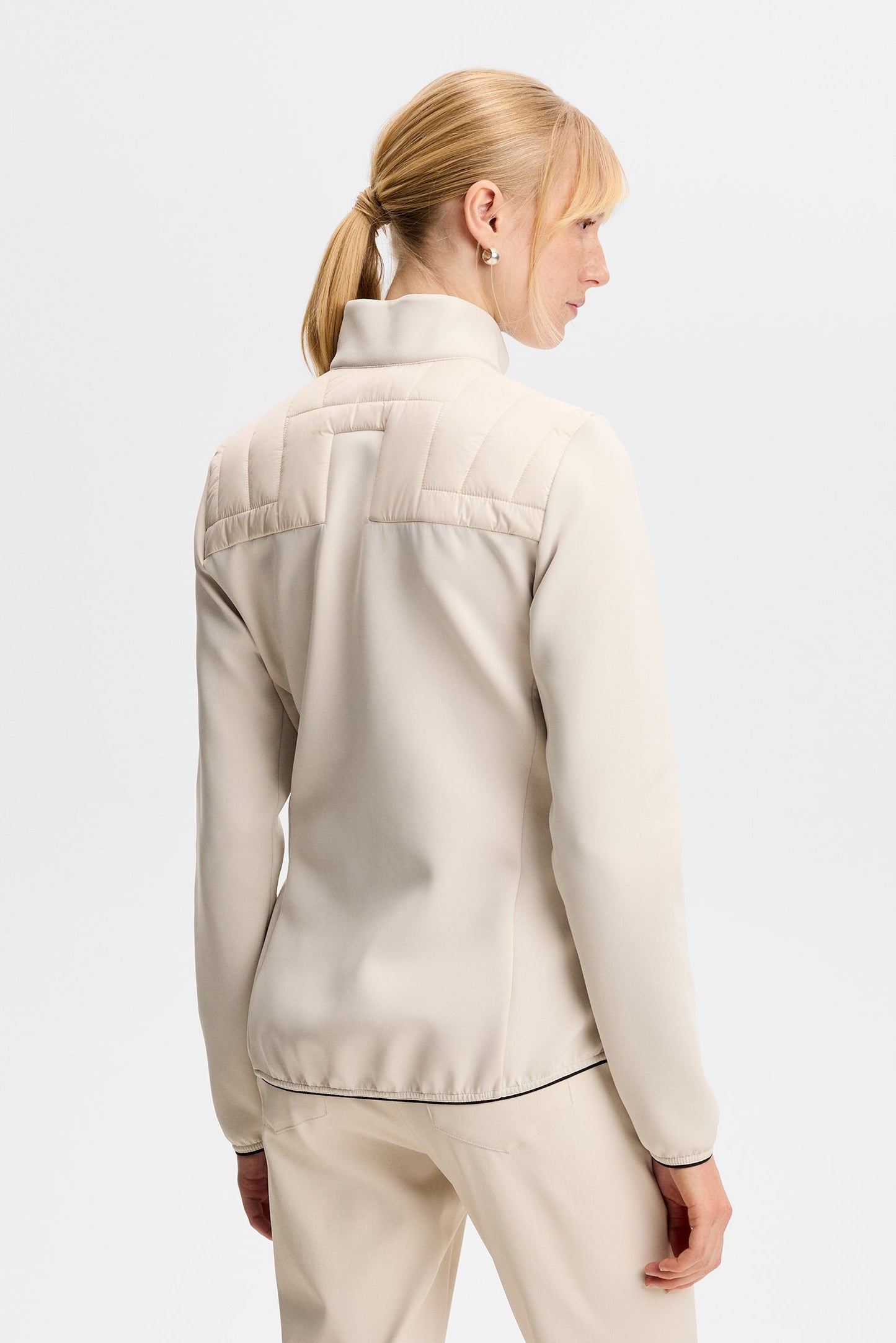 Holma Quilt Hybrid Jacket / Moonbeam