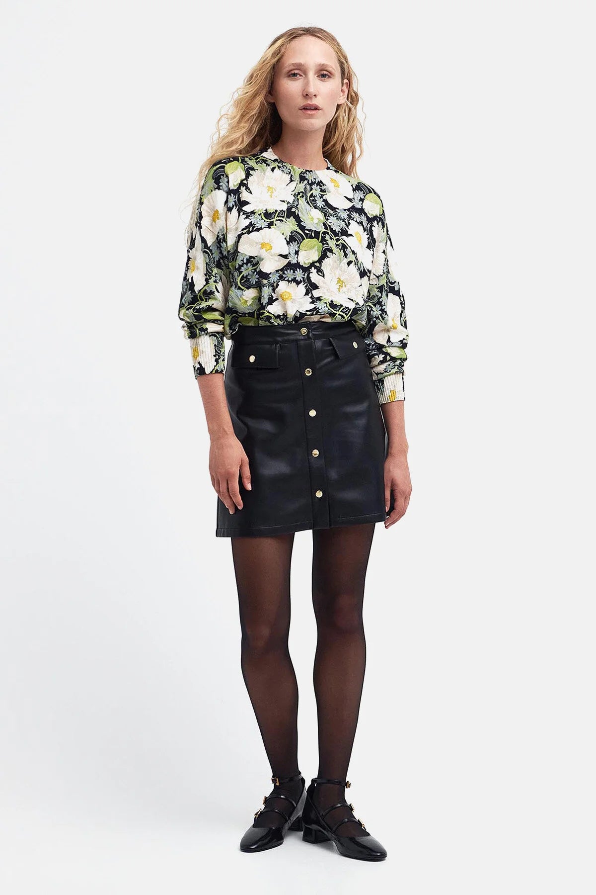 Daintry Knitted Jumper - PAPAVERA VELVET WHIT