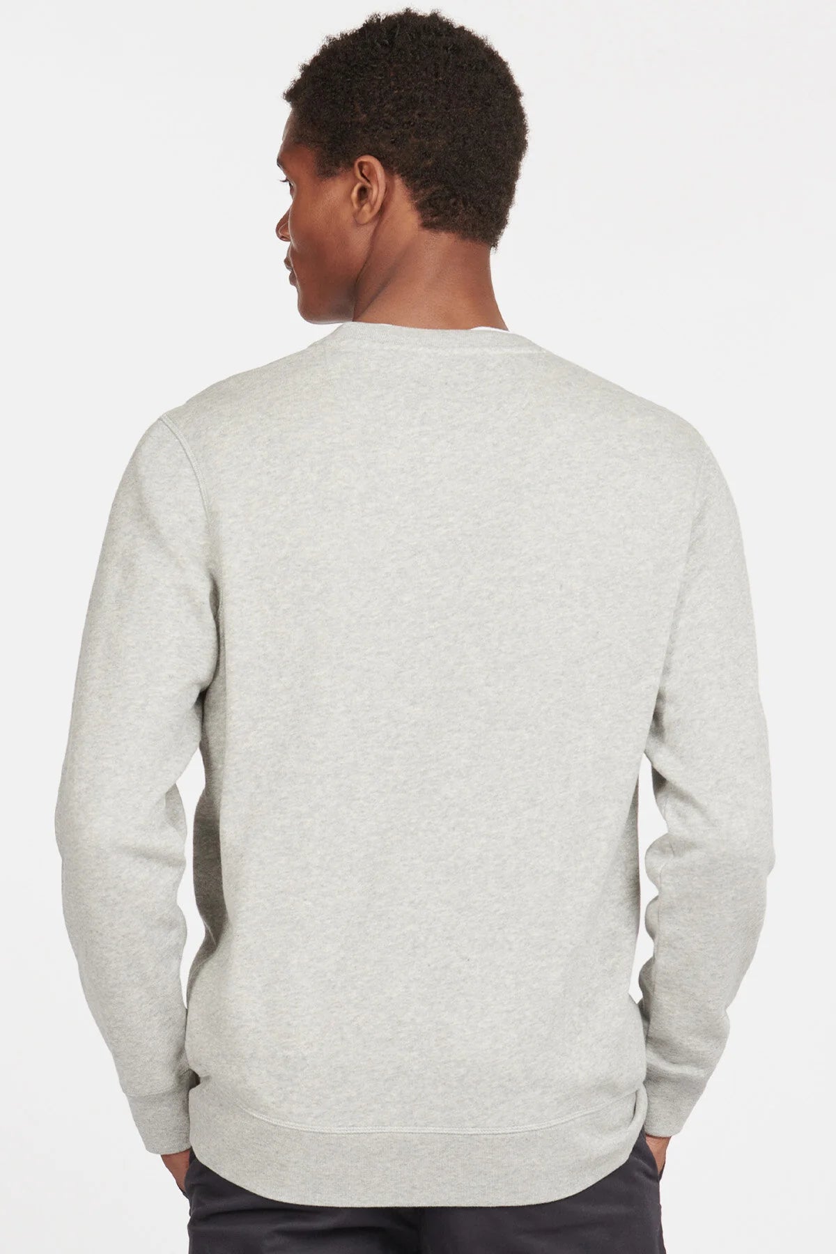 Prep Logo Crew Sweatshirt - GREY MARL