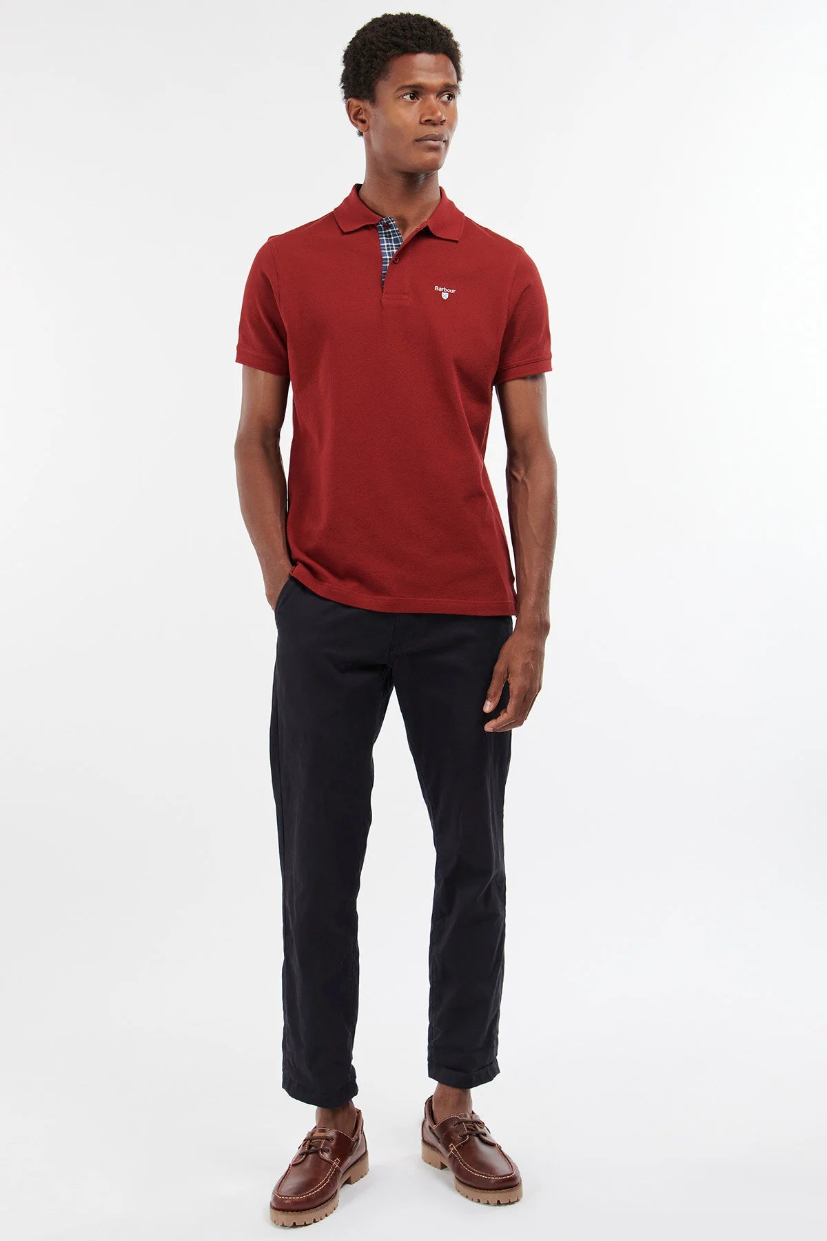 Polo Tartan Pique - WINE