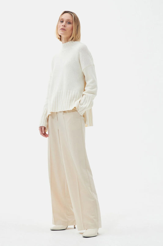 Winona Knitted Jumper - ANTIQUE WHITE