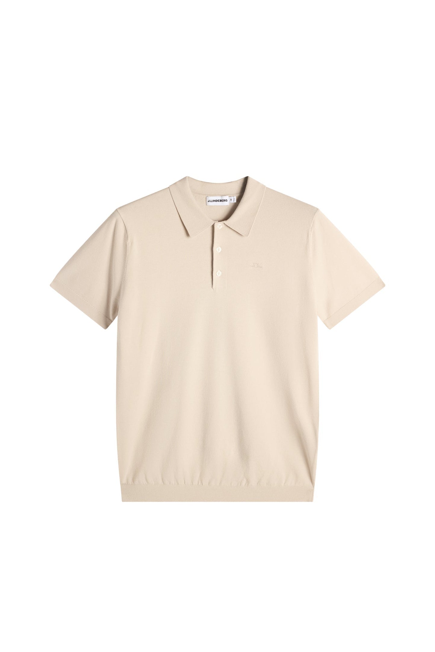 Ridge Knitted Polo / Moonbeam