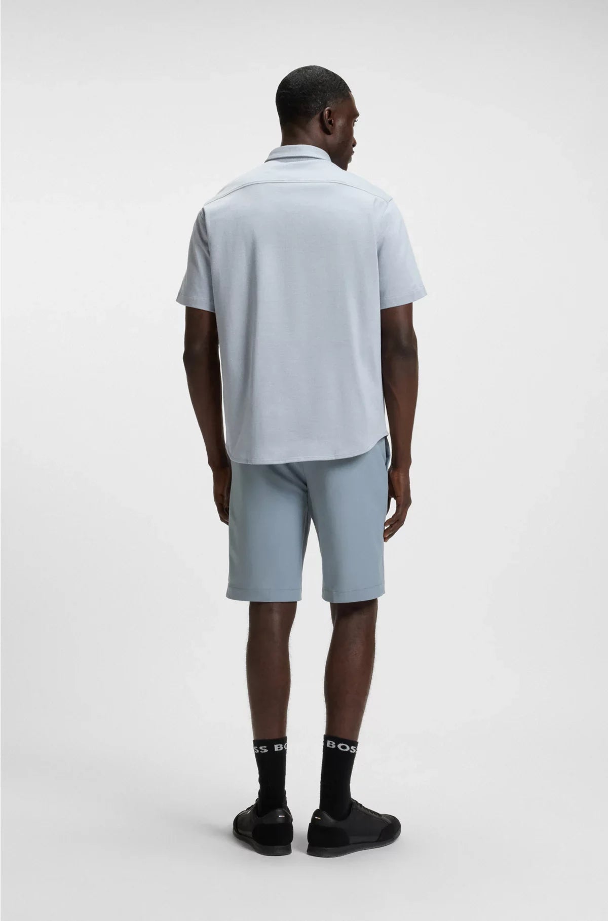 SLIM-FIT SHORTS IN WATER-REPELLENT STRETCH FABRIC