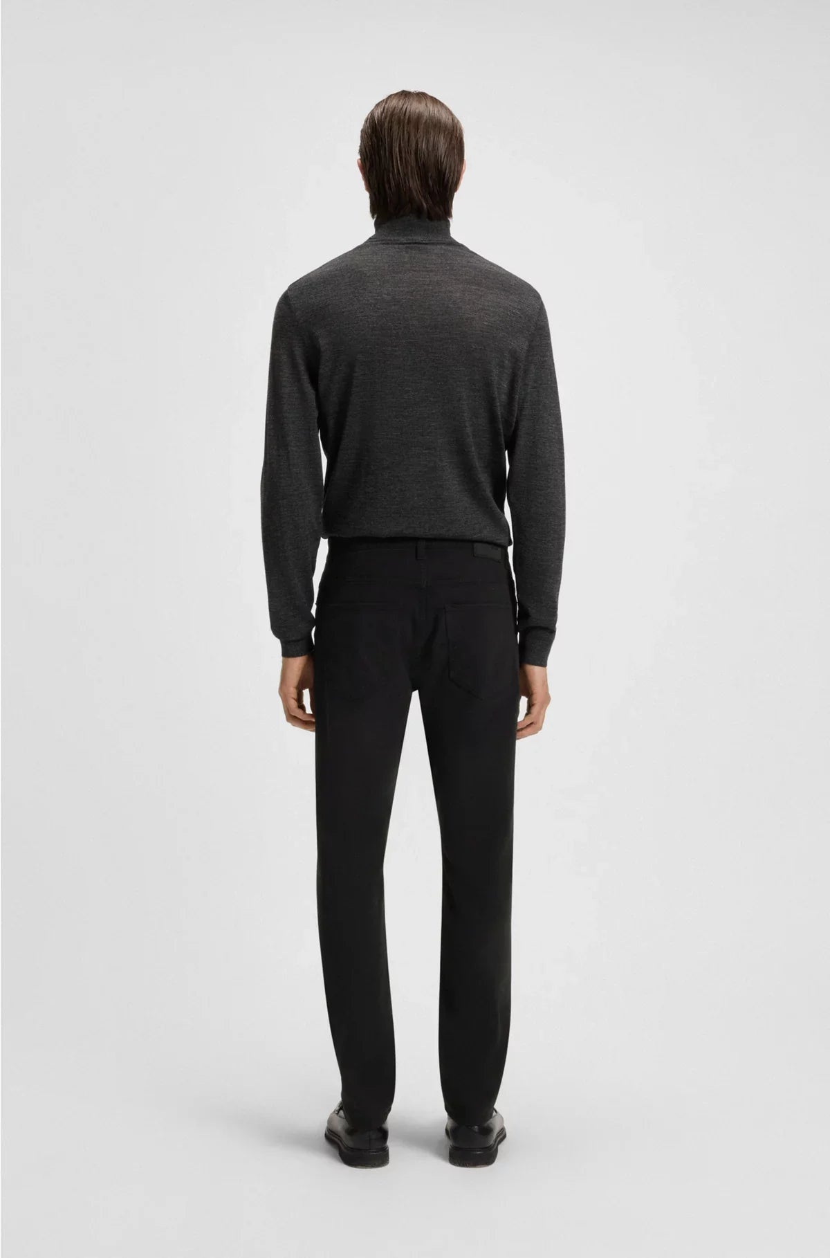 DELAWARE SLIM-FIT TROUSERS IN STRETCH-COTTON TWILL