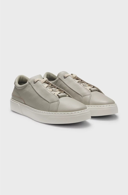 GARY GRAINED-LEATHER TRAINERS WITH XL EXTRALIGHT? OUTSOLE