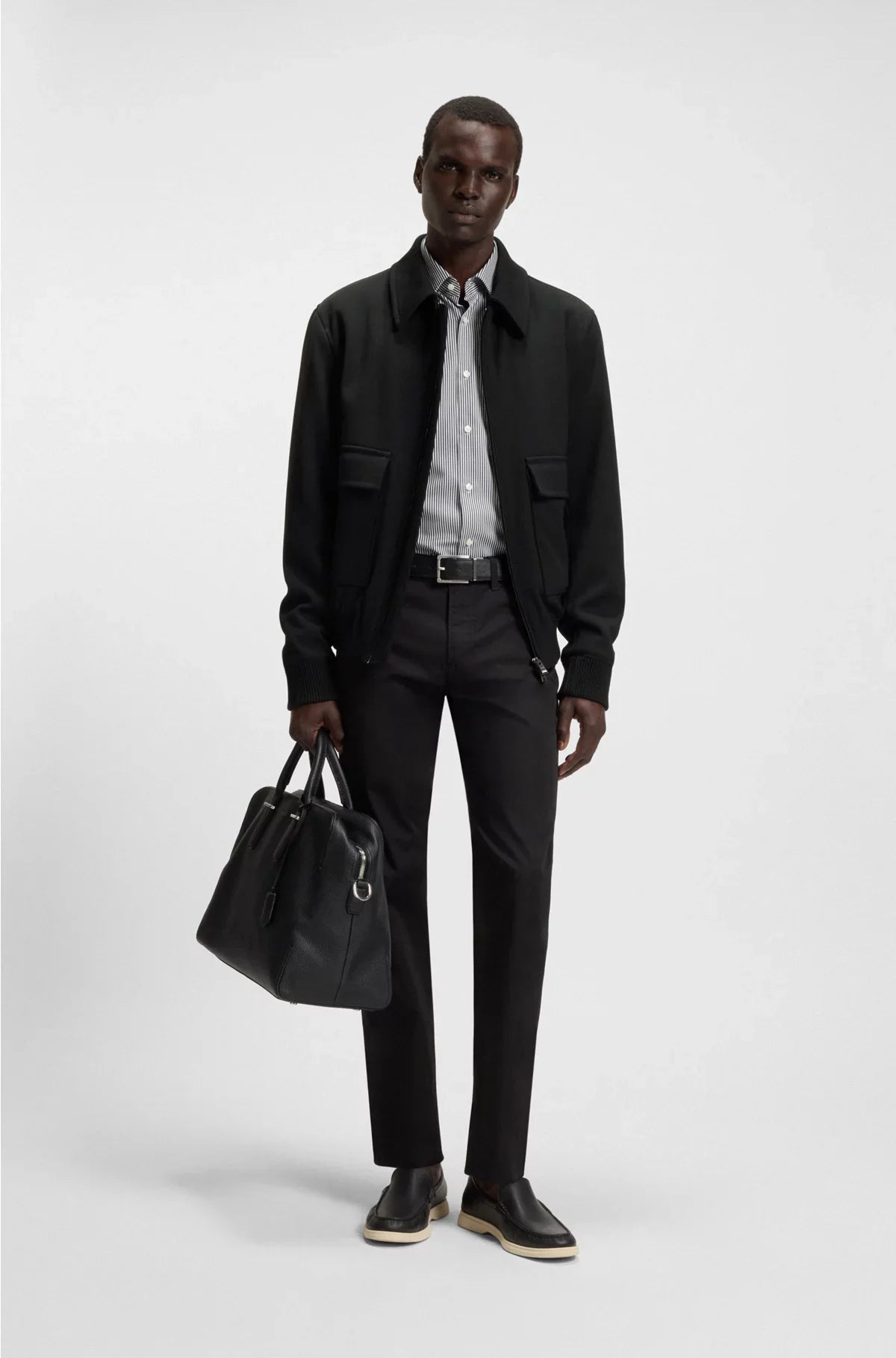 COAT WITH TWO-WAY ZIP
