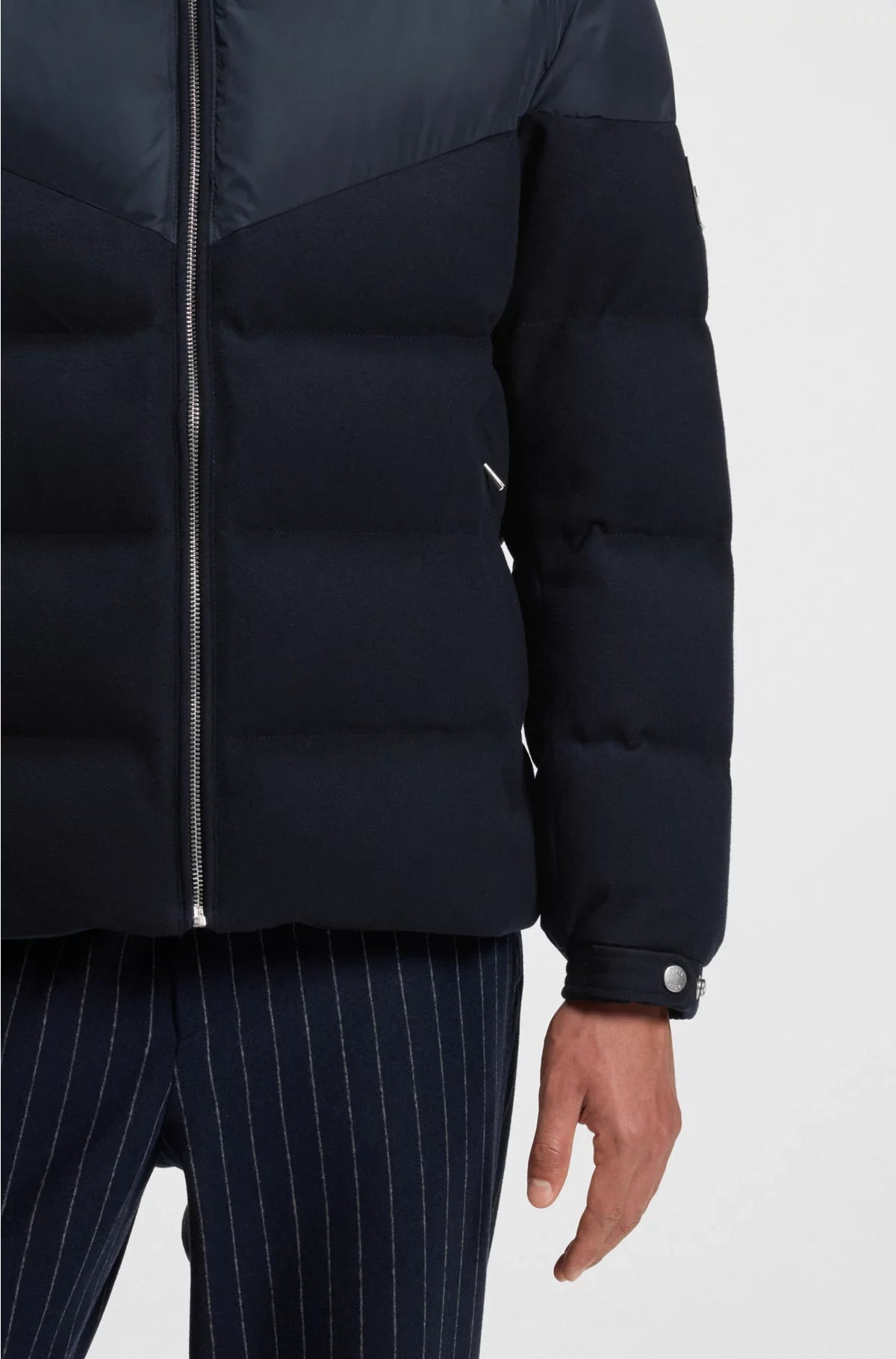 WATERPROOF JACKET IN BRUSHED FLANNEL