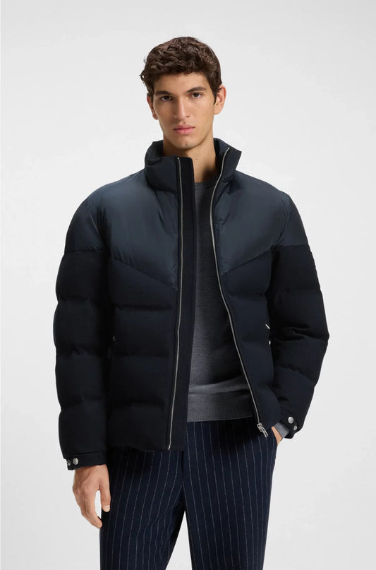 WATERPROOF JACKET IN BRUSHED FLANNEL