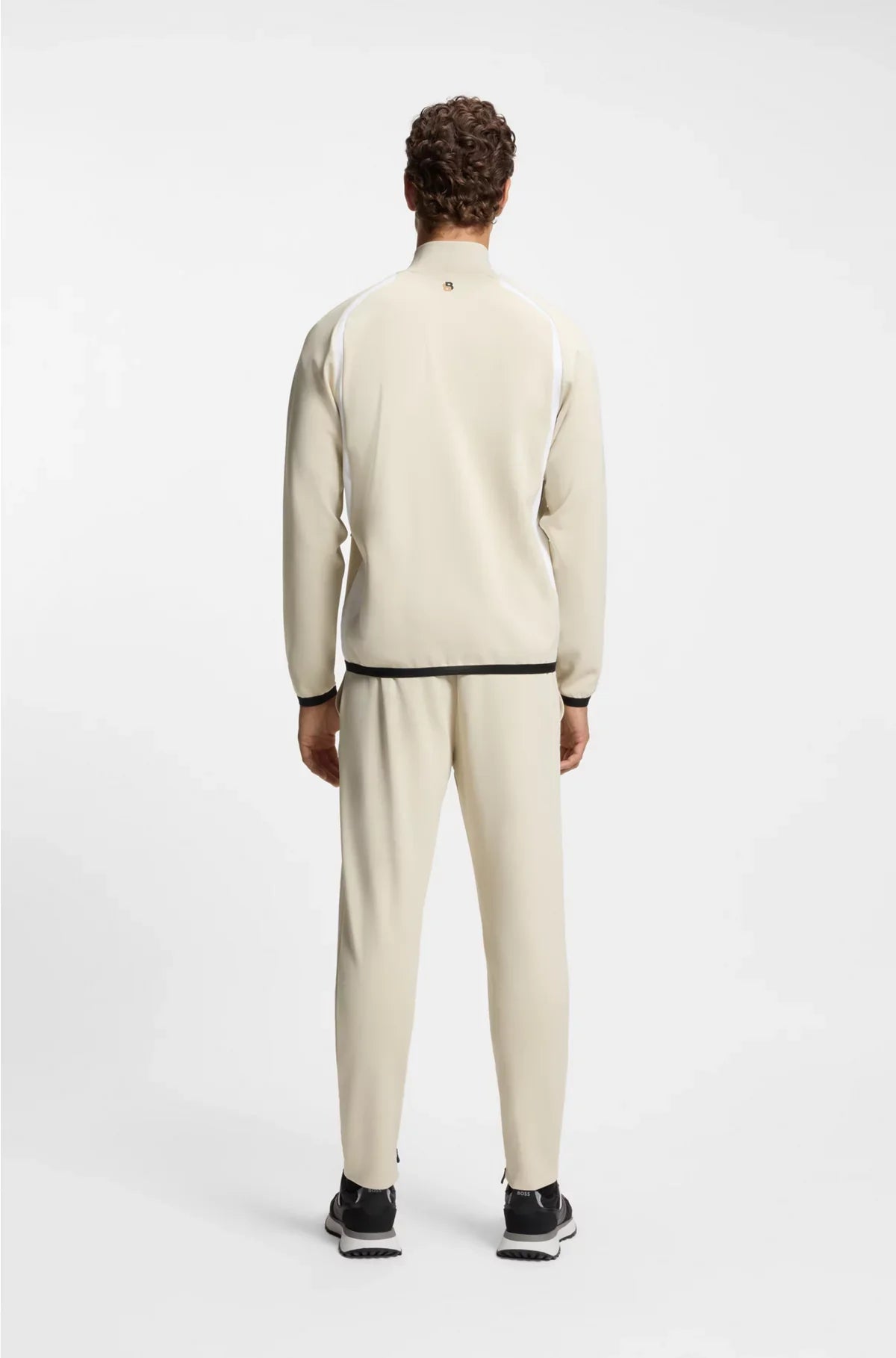 ZIP-UP SWEATSHIRT IN TEMPERATURE-REGULATING STRETCH GABARDINE