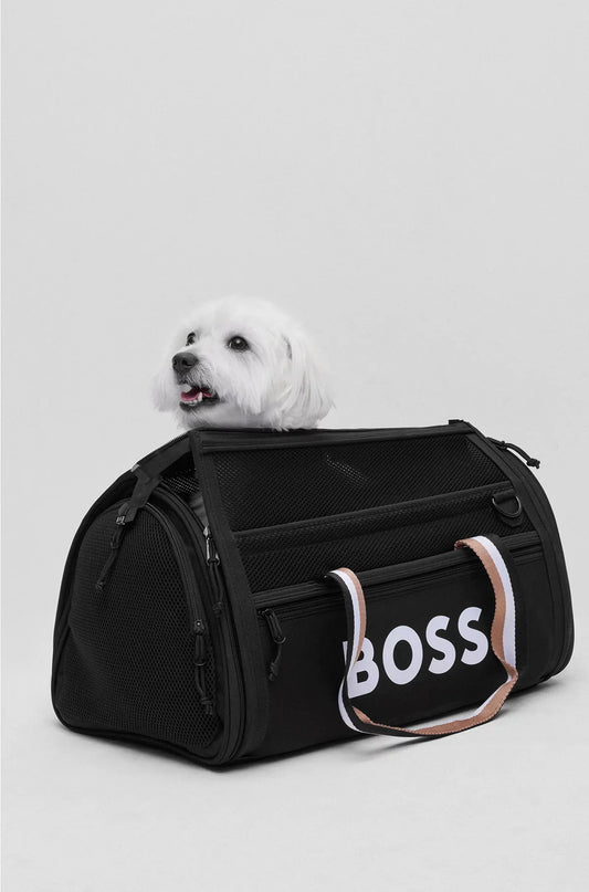DOG TRAVEL BAG WITH QUILTED MAT